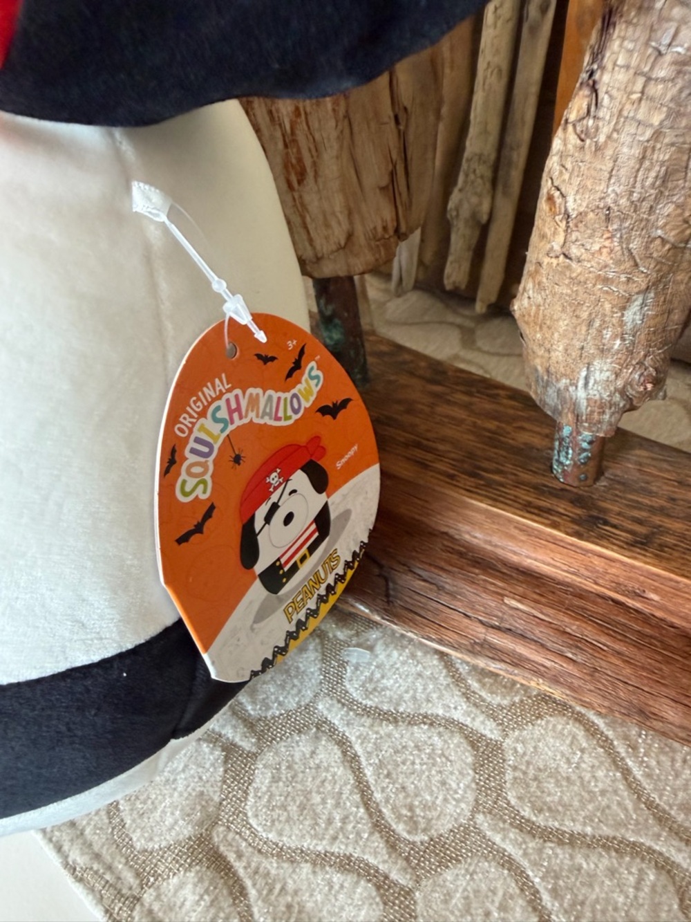 NWT 8-inch Peanuts Snoopy the Pirate Squishmallow plush toy. - Picture 2 of 2